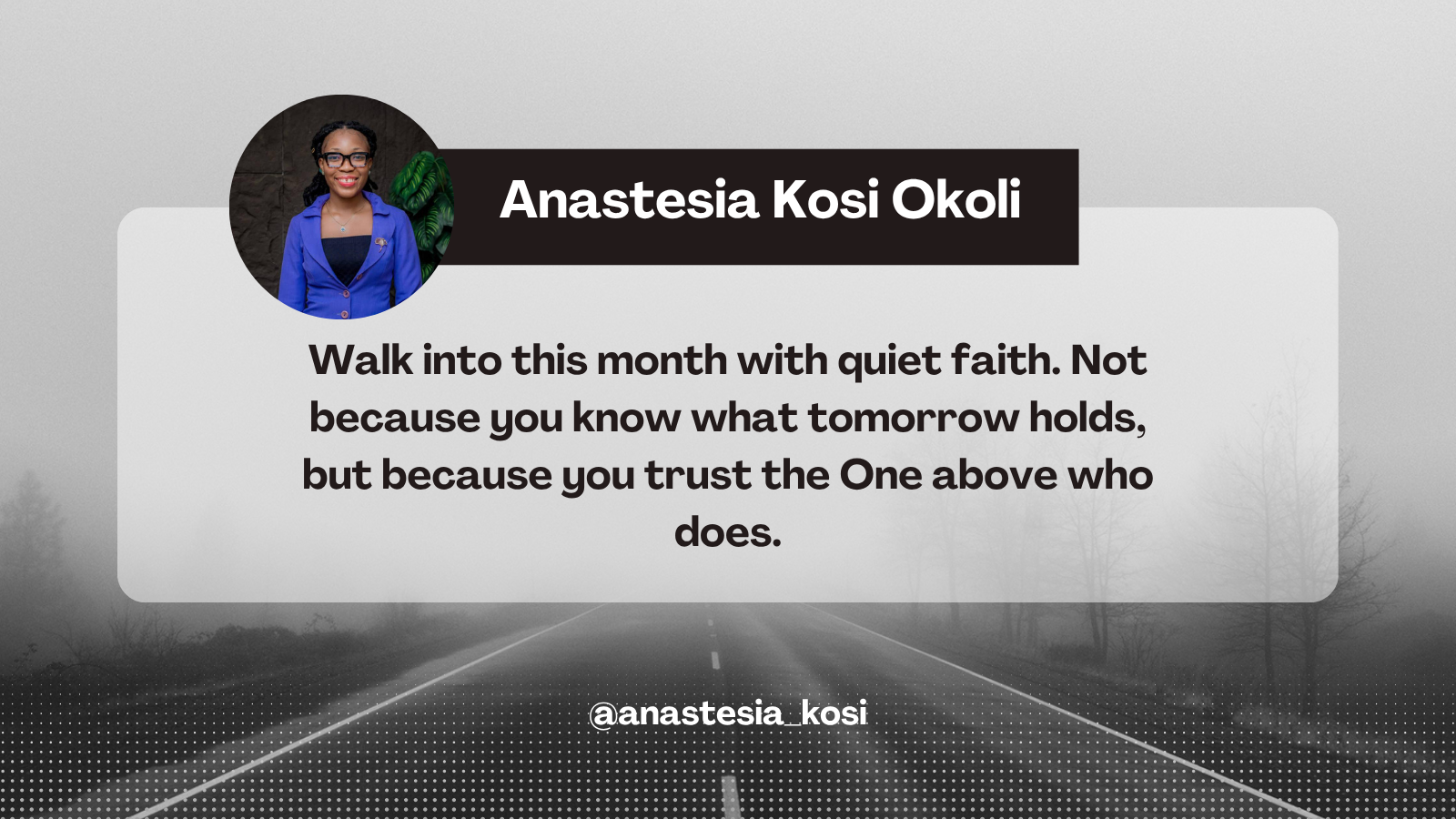 Post image by Anastesia Kosi Okoli
